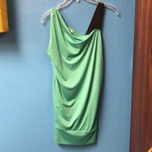 Seafoamish green dress